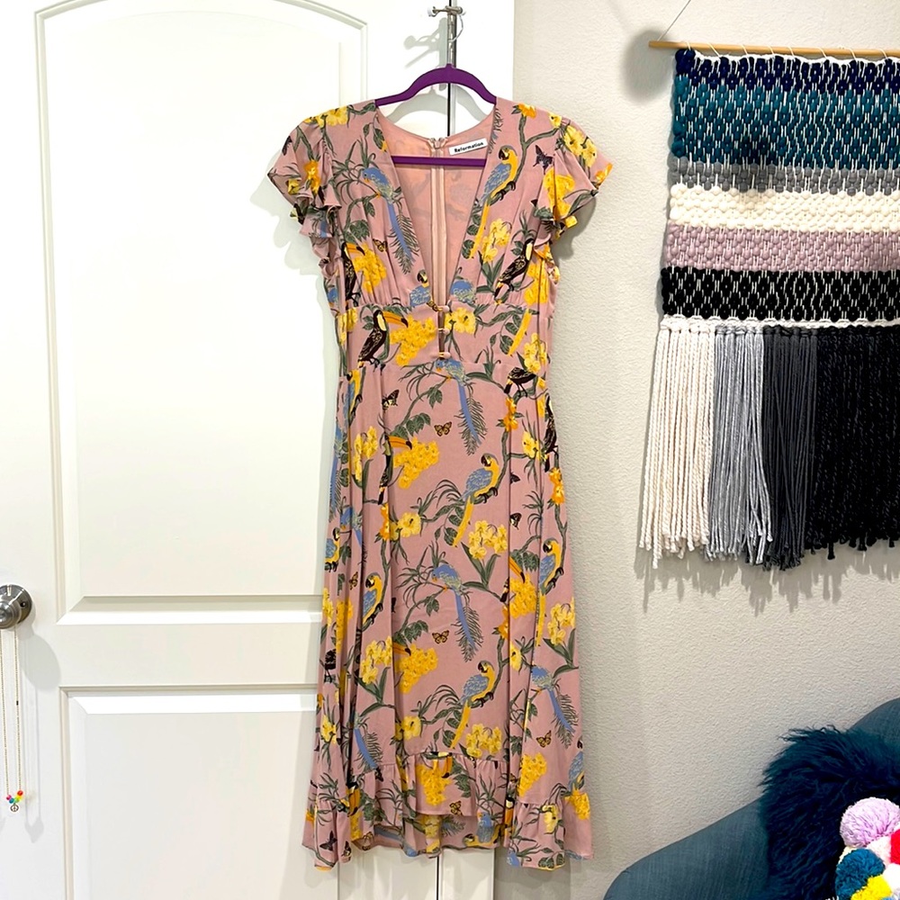 Reformation Riegan Dress, Conga